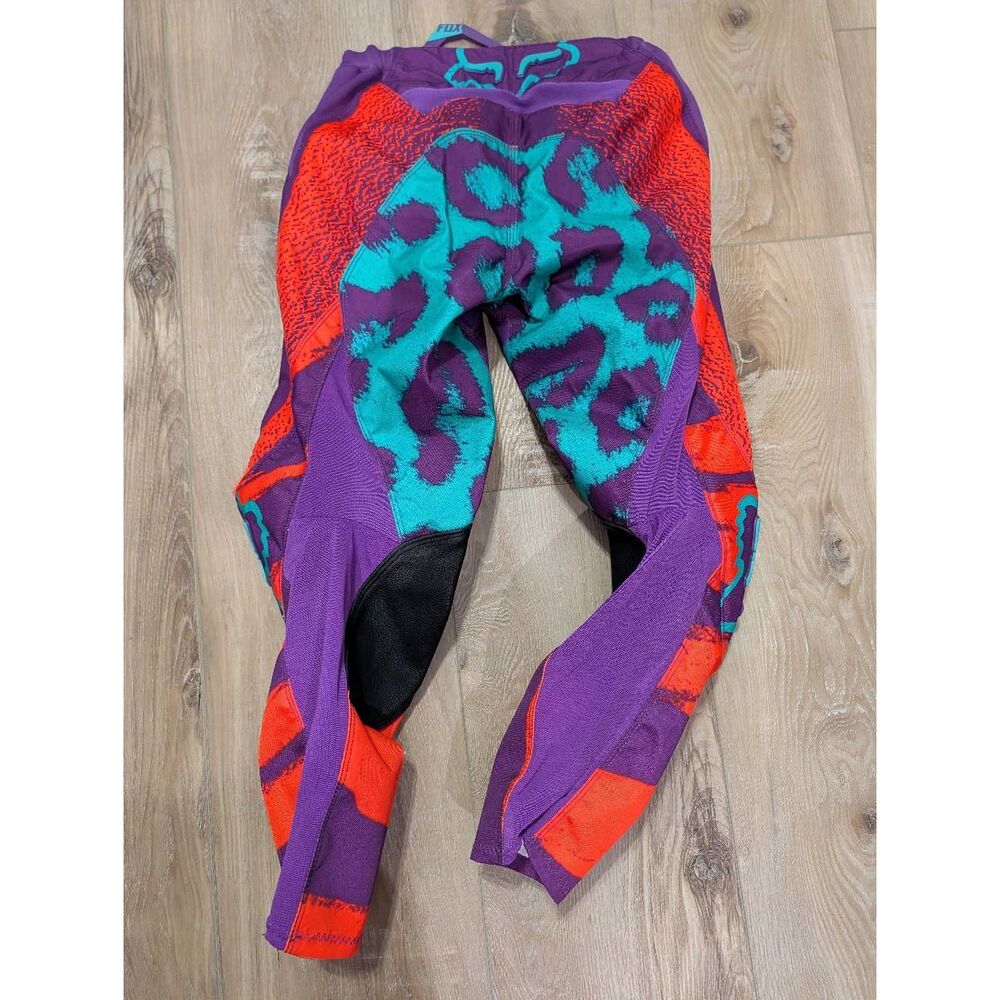 Fox Racing 180 Motocross Pants Women’s 1/2 Purple Orange Y2K Moto Dirt Bike - Picture 8 of 15